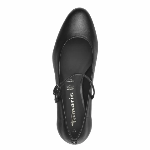 Токчета TAMARIS – 1-22311-43-003 BLACK LEATHER — снимка 5