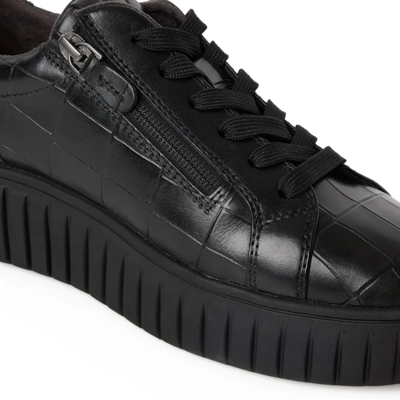 Дамски Сникърс TAMARIS – 1-23767-47-028 BLACK CROCO — снимка 4