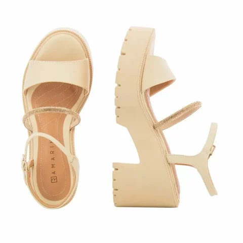 Дамски Сандали На Ток RAMARIM – 2354225 SAND/LIGHT PEACH — снимка 5
