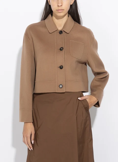 Яке от вълна със скъсена дължина 'Shirt style' 'S Max Mara Smmgiglio — снимка 2