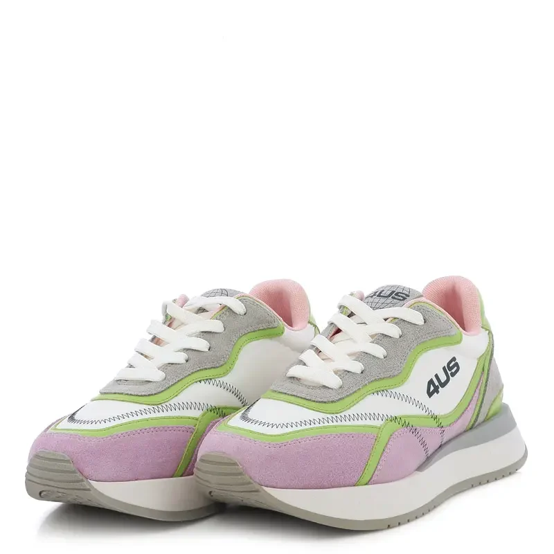 Дамски Сникърс CESARE PACIOTTI 4US – ANNIE-PINK/WHITE/GREEN — снимка 3