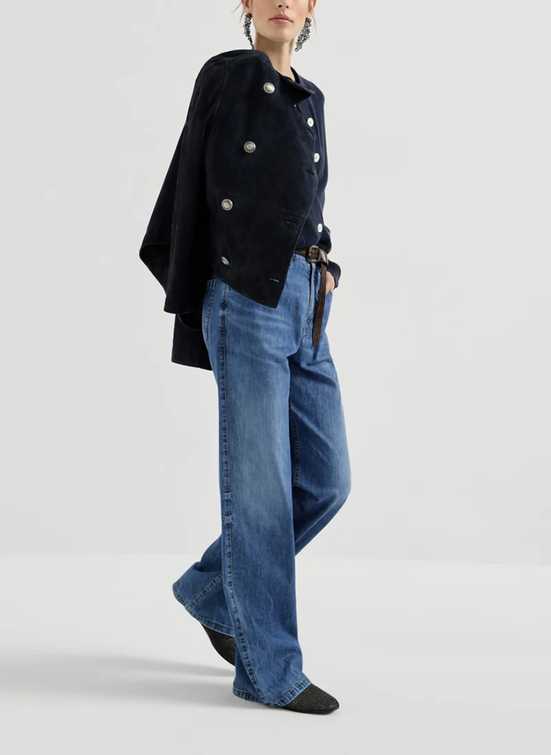 Деним 'Vintage look' Brunello Cucinelli — снимка 2