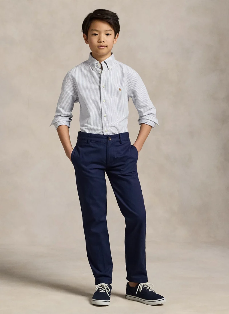 Раирана риза с бродерия Ralph Lauren Kids 7-14