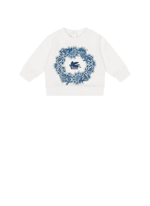 Суитшърт с бродерия 'Pegasus' Etro Kids