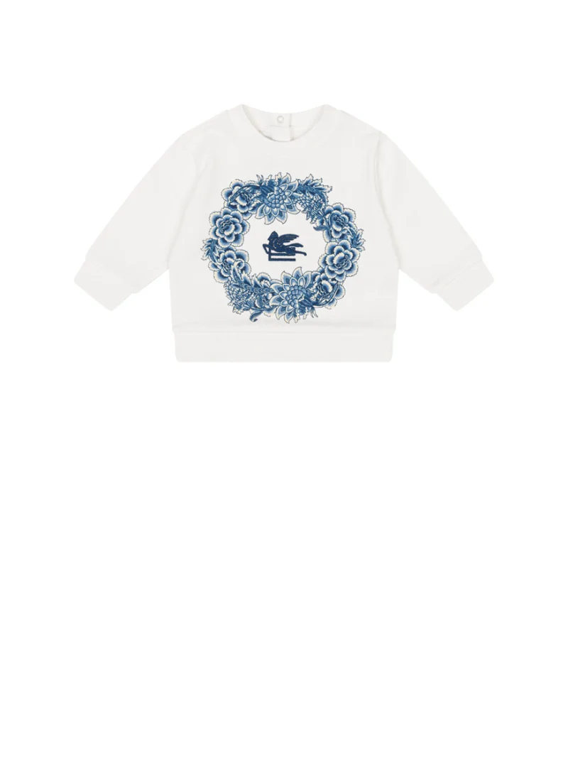 Суитшърт с бродерия 'Pegasus' Etro Kids