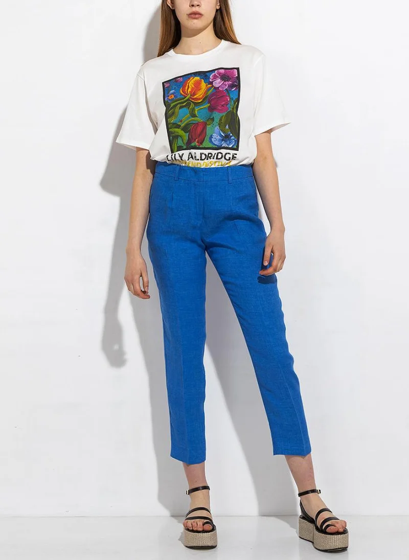 Ленен панталон Weekend Max Mara Nobile