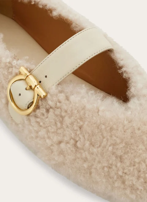 Балерини от вълна Ferragamo — снимка 4