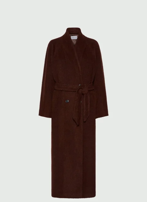 Палто с алпака 'Chevron' Marella Mllpipania — снимка 5