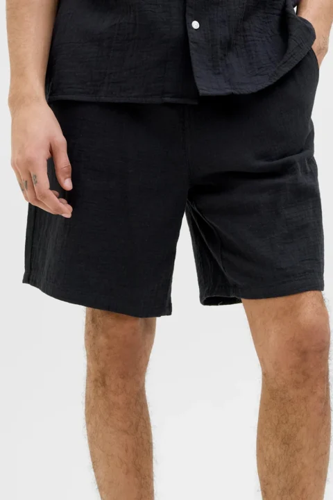 Бермуда Jpstjaiden Patras Jogger Reg 12274758 C-N10 black — снимка 2