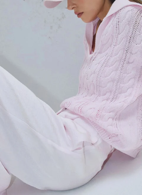 Пуловер 'Cable-knit' Marella Mlmelisir — снимка 4