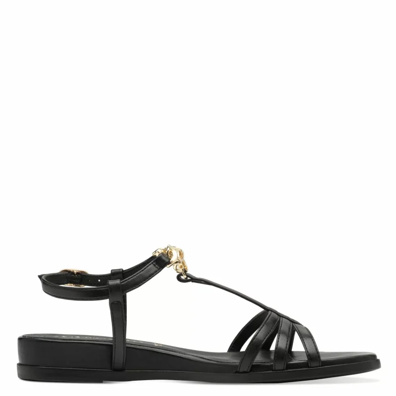 Дамски Равни Сандали TAMARIS – 1-28141-44-001 BLACK — снимка 2