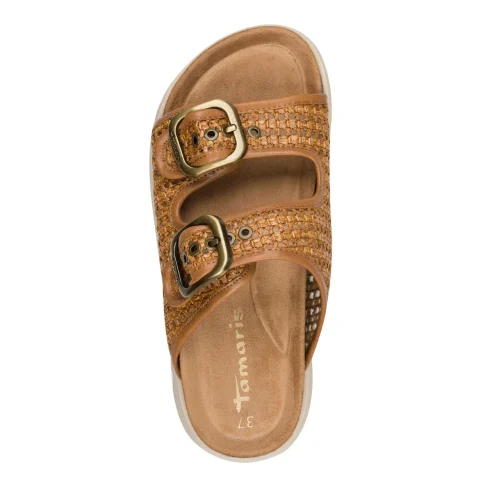 Дамски Чехли Комфорт TAMARIS – 1-27516-46-305 COGNAC — снимка 5