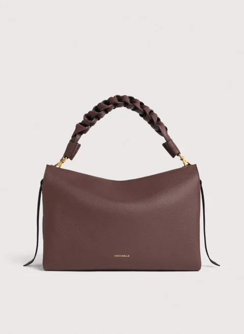 Кожена чанта Coccinelle Boheme Medium