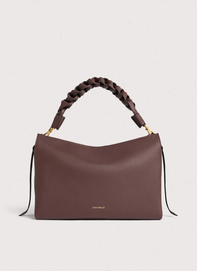Кожена чанта Coccinelle Boheme Medium