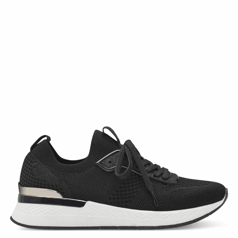 Дамски Сникърс TAMARIS – 1-23712-42-048 BLACK/GOLD