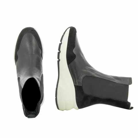 Дамски Спортни Боти CARLO FABIANI – 16019301 BLACK SUEDE/BLACK LEATHER — снимка 5