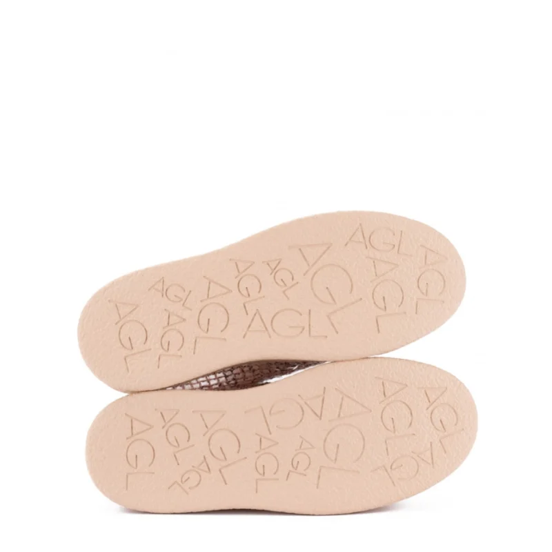 Дамски бежови спортни обувки Giuly Fabric AGL — снимка 10