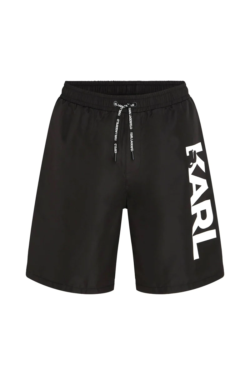 Бански Karl Logo Long Boardshorts A1M46009 999 black