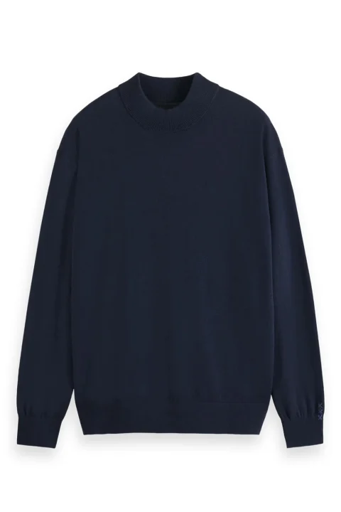 Плетено Core-Dropped Shoulder Mock Neck 179184 SC0002 night