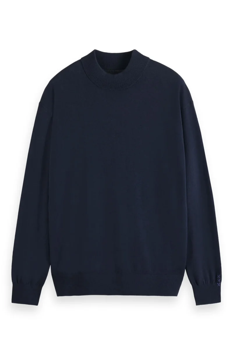 Плетено Core-Dropped Shoulder Mock Neck 179184 SC0002 night