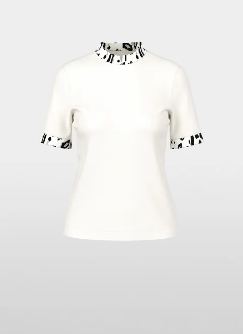 Тишърт с 'leopard' мотив Marc Cain Sports — снимка 5