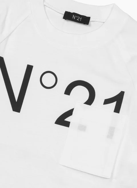 Блуза с лого принт Nº21 Kids — снимка 3