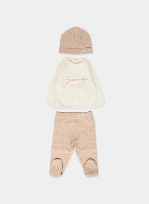 Комплект за бебета от фино плетиво Givenchy Kids