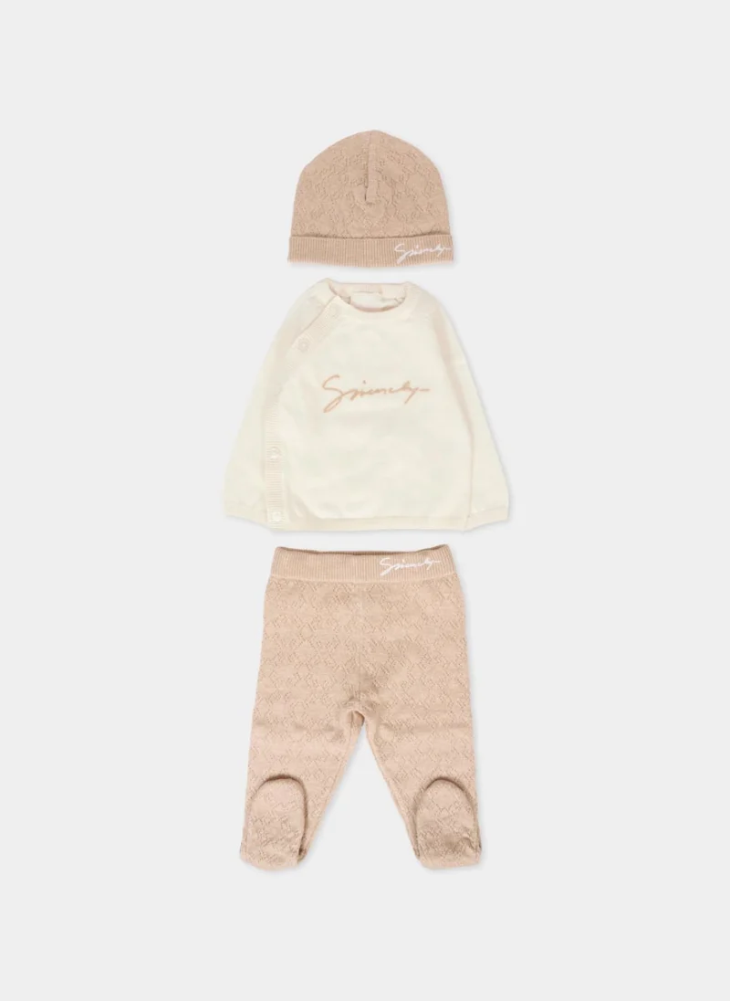 Комплект за бебета от фино плетиво Givenchy Kids