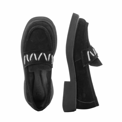 Дамски Лоуфър CARLO FABIANI – 247-3196 BLACK — снимка 5