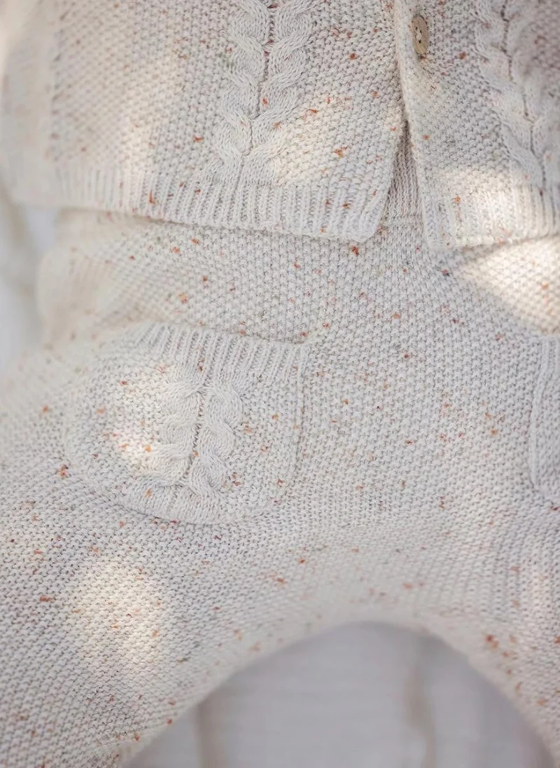 Комплект от плетиво 'Cable-Knit' Tartine et Chocolat — снимка 15