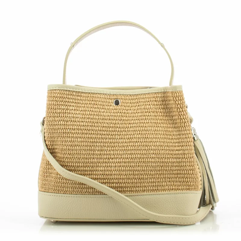 Класически Чанти JUICE – 112595 BEIGE — снимка 4