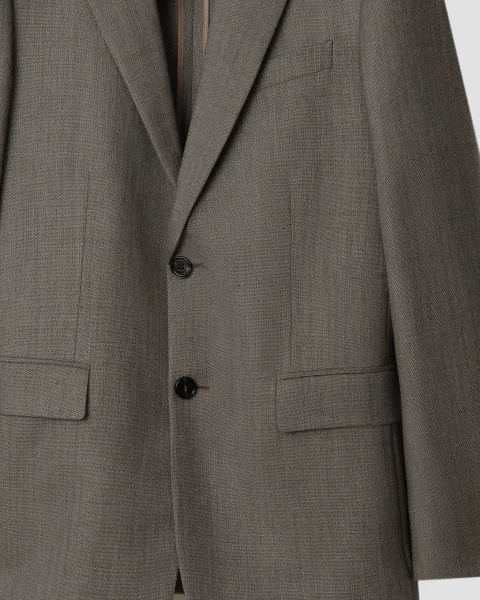 Sharkskin Wool Tailored Jacket — снимка 2