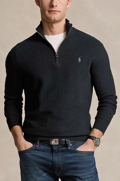 Плетено Ls Hz-Long Sleeve 710932304505 001 black — снимка 2