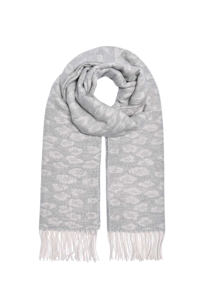 Шал Onlclarisa Animal Soft Scarf 15350130 11-0809 TCX ecru