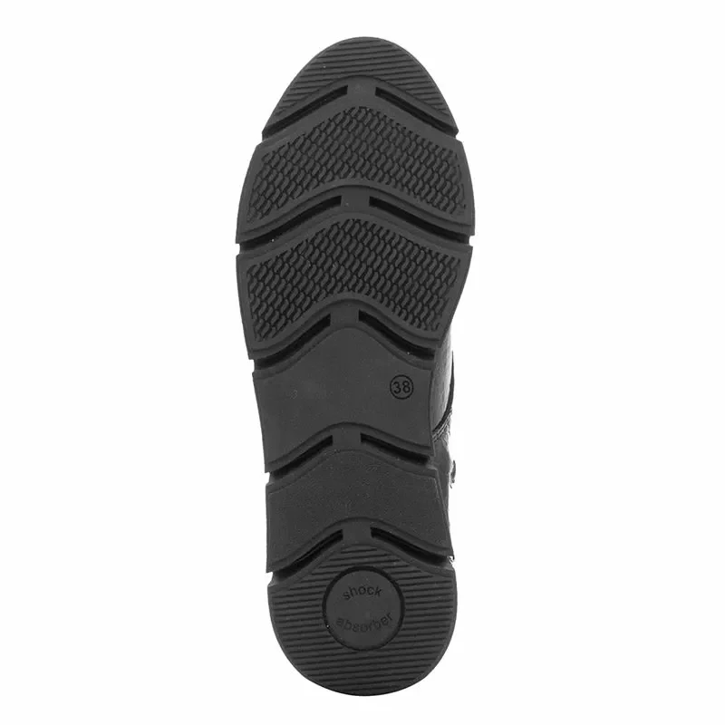 Дамски Равни Боти VERONELLA – 047-714 BLACK — снимка 5