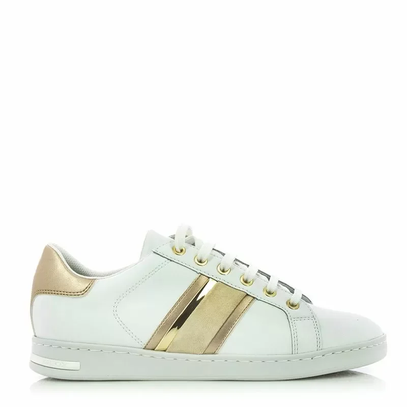 Дамски Сникърс GEOX – D361BE 239 D JAYSEN WHITE/LT GOLD