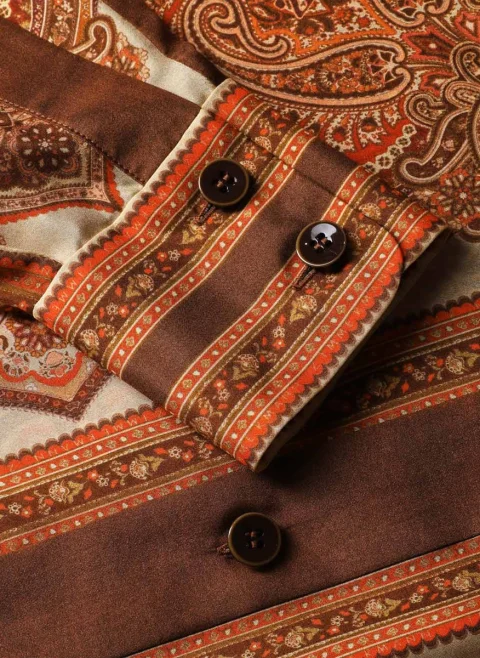 Копринена риза с принт 'Mahon Dolman' Zimmermann — снимка 8