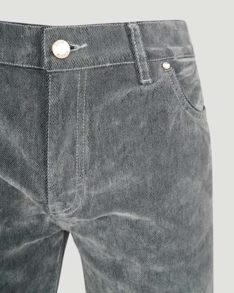 Peach Textured Jeans — снимка 2