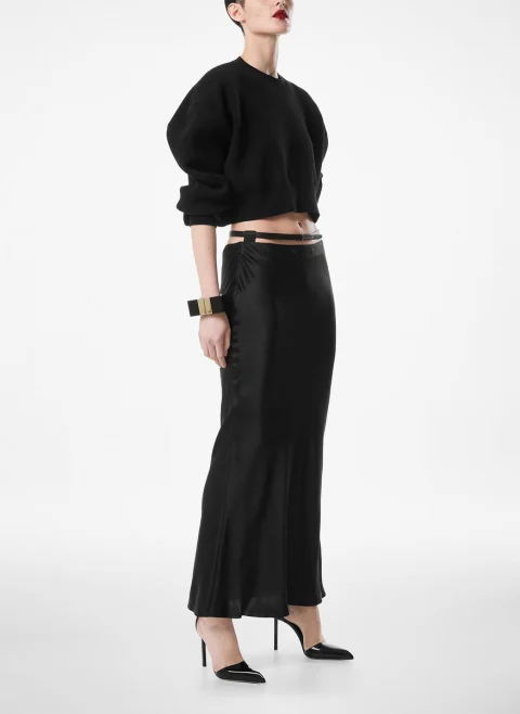 Копринена пола с 'cut-out' ефект Tom Ford — снимка 3