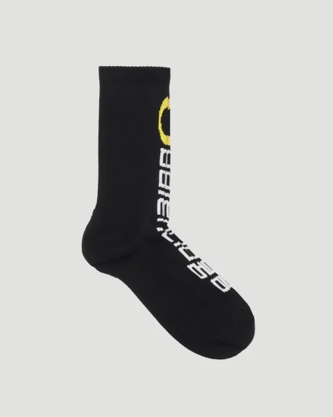 Tracksuit Loop Socks in Black and White