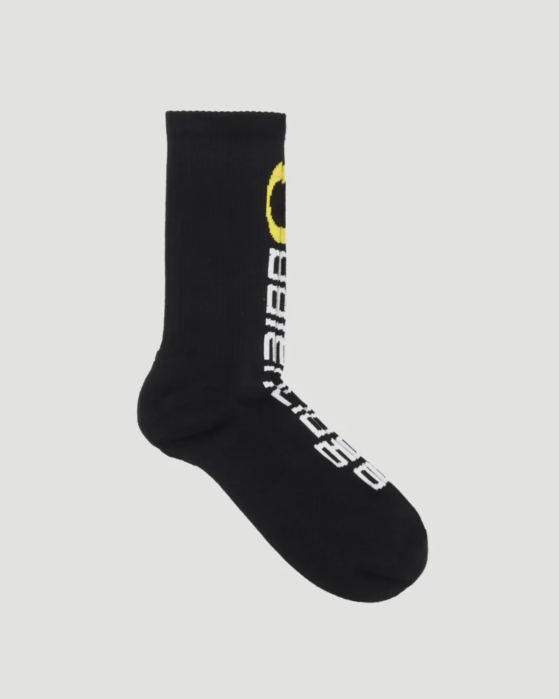 Tracksuit Loop Socks in Black and White