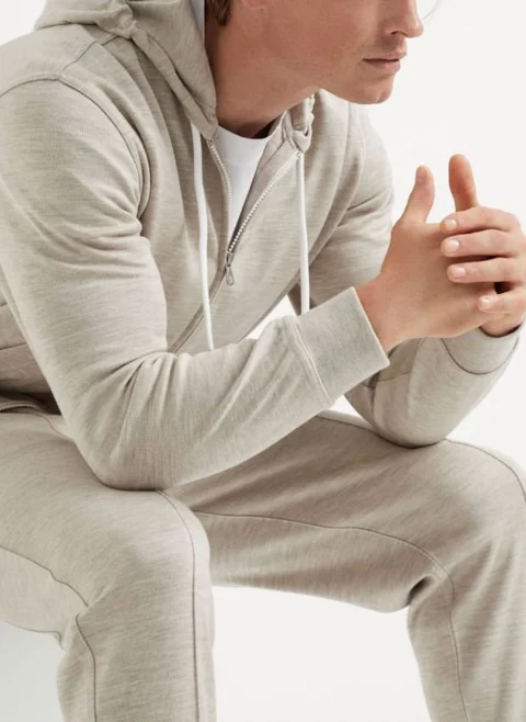 Суитшърт с кашмир Brunello Cucinelli — снимка 10