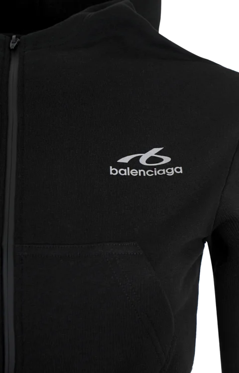 TechWear Cocoon Hoodie in Black — снимка 3