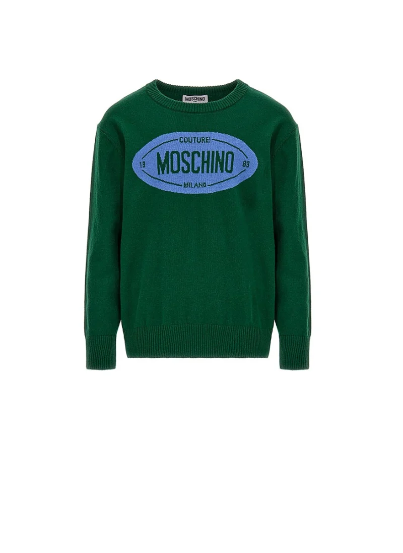 Пуловер с лого Moschino Kids