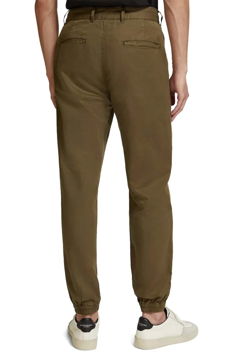Панталон Relaxed Fit Garment-Dyed Chino Jogger 176709 SC6895 algae — снимка 2