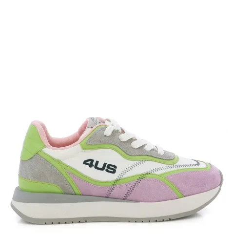 Дамски Сникърс CESARE PACIOTTI 4US – ANNIE-PINK/WHITE/GREEN