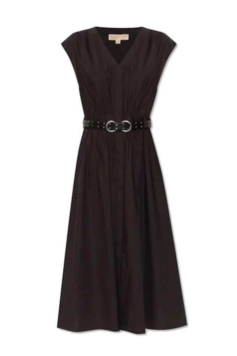 Рокля Cotton Poplin Midi Drs MS5830KF4C 001 black