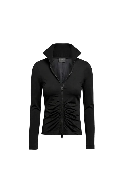 Bra Cup Zip-Up Jacket