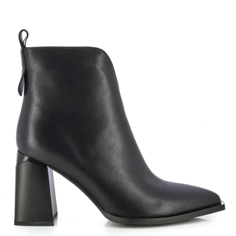 Дамски Боти На Ток CARLO FABIANI – 115662 BLACK LEATHER