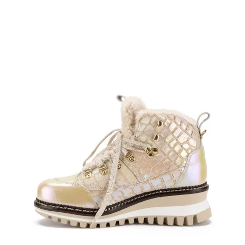 Дамски боти с вълна Erika New Italia Shoes — снимка 9